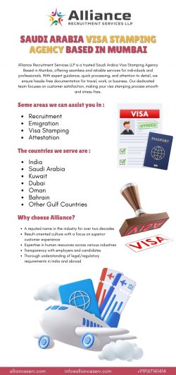 Saudi Arabia Visa Stamping Agency Based in Mumbai