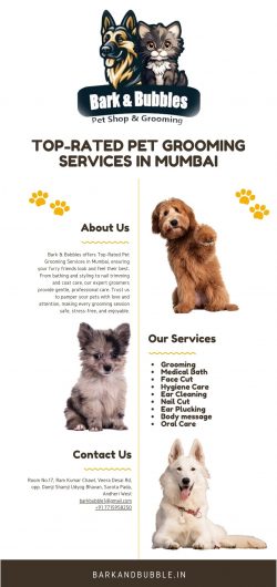 Top-Rated Pet Grooming Services in Mumbai – Bark & Bubbles