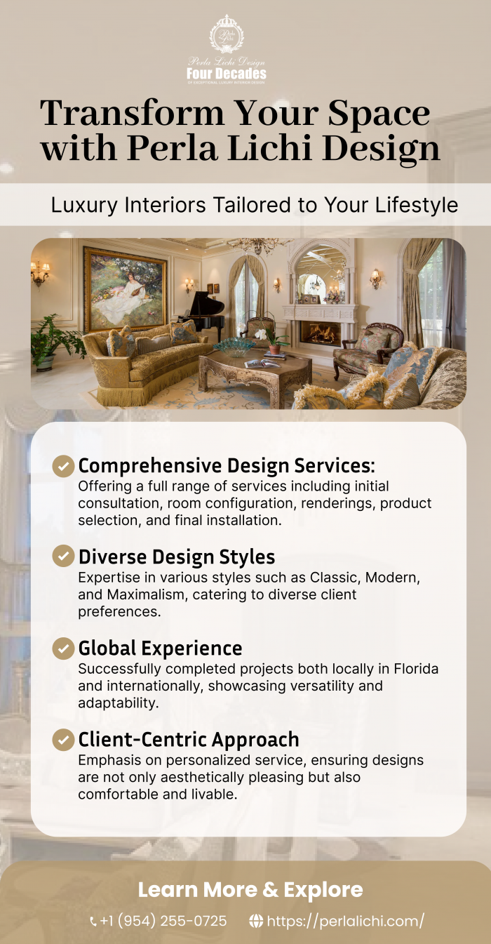 Transform Your Space with Perla Lichi Design – Luxury Interiors Tailored to Your Lifestyle