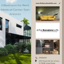 2 Bedroom for Rent Medical Center San Antonio | The Barcelona Lofts