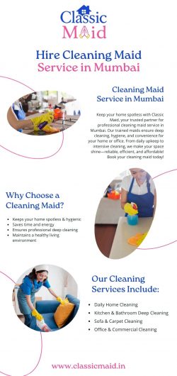 Hire Cleaning Maid Service in Mumbai – Classic Maid