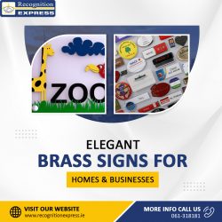 Elegant Brass Signs for Homes & Businesses