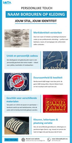 Persoonlijke touch Naam borduren op kleding — Jouw stijl, jouw identiteit