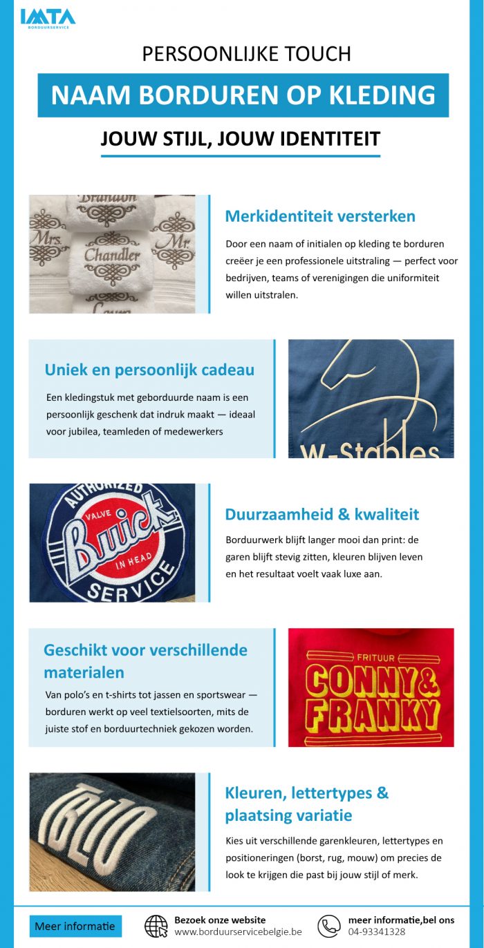 Persoonlijke touch Naam borduren op kleding — Jouw stijl, jouw identiteit