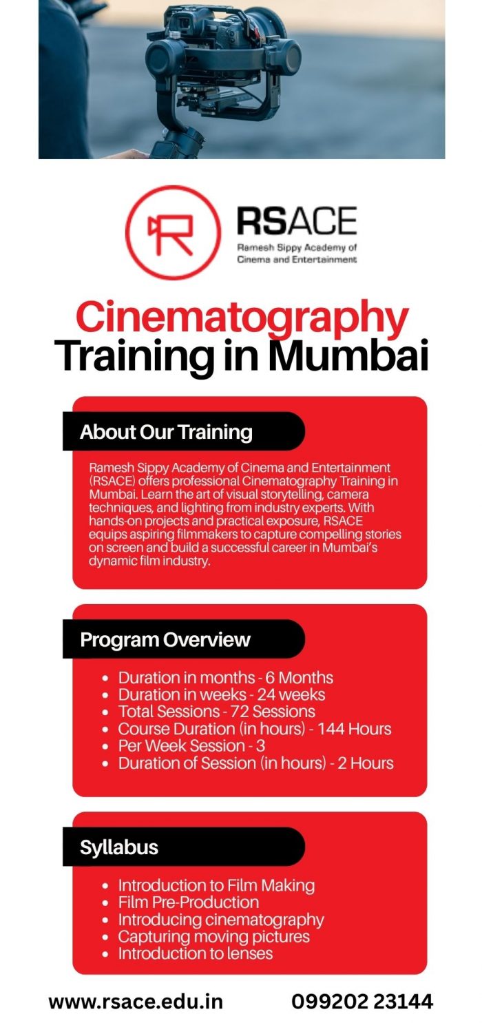 RSACE Cinematography Training in Mumbai