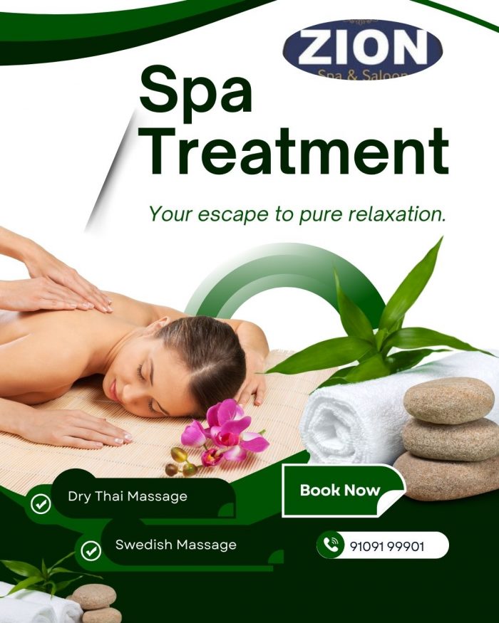 Best Body Massage Spa Near Me | Relax & Rejuvenate at Zion Spa & Salon