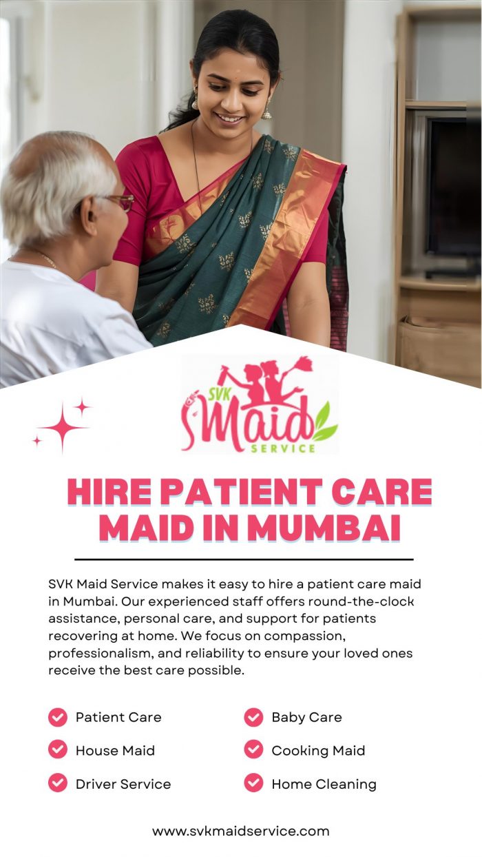 SVK Maid Service – Hire Patient Care Maid in Mumbai