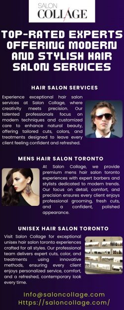 Top-Rated Experts Offering Modern and Stylish Hair Salon Services