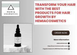 Transform Your Hair with the Best Products for Hair Growth by Hemiacosmetics