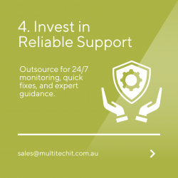 4️. Invest in Reliable Support