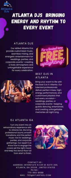 Atlanta DJs Bringing Energy and Rhythm to Every Event