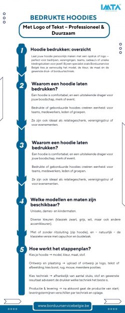 Bedrukte Hoodies Met Logo of Tekst Professioneel & Duurzaam