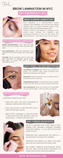 Brow Lamination in NYC – Get the Perfect Lift!