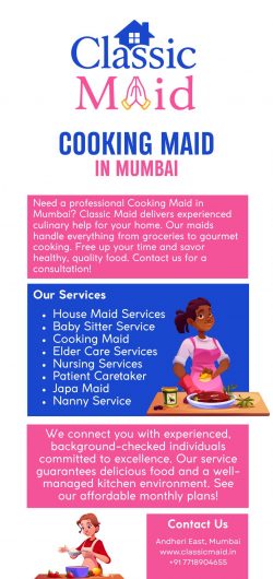 Classic Maid – Cooking Maid in Mumbai