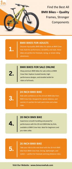 Find the Best All BMX Bikes – Quality Frames, Stronger Components