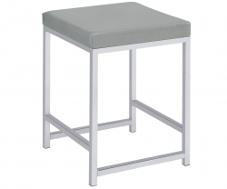 Umbridge Upholstered Square Padded Cushion Vanity Stool