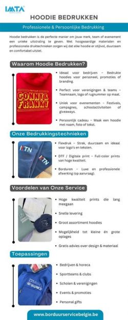 Hoodie Bedrukken Professionele & Persoonlijke Bedrukking