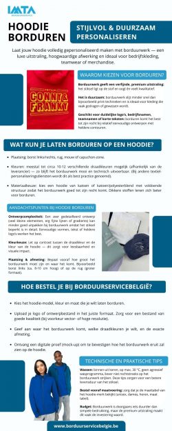 Hoodie Borduren Stijlvol & Duurzaam Personaliseren