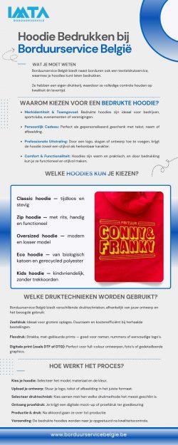Hoodies Borduren Bij Borduurservice Belgie – Alles Wat Je Moet Weten