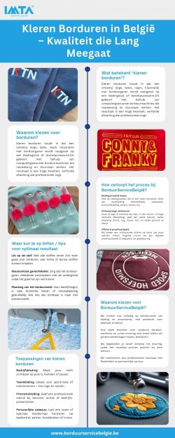 Kleren Borduren in Belgie-Kwaliteit Die lang Megaat