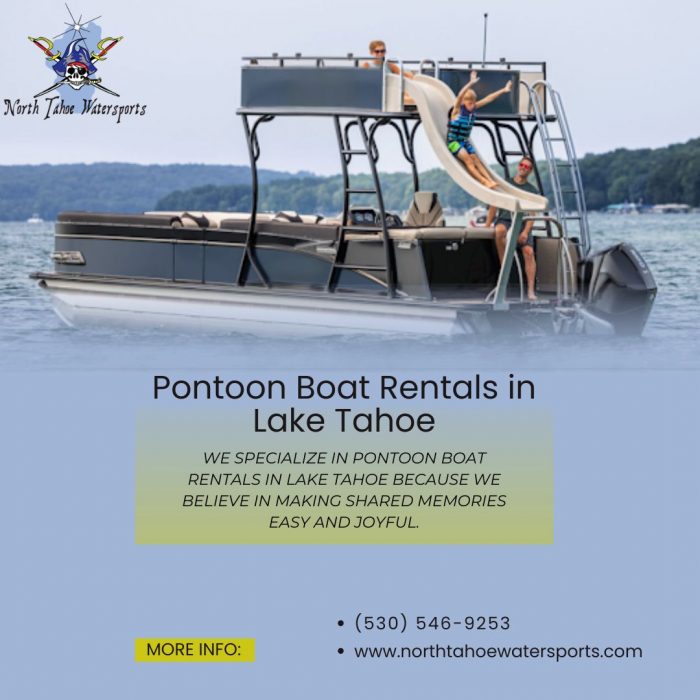 Pontoon Boat Rentals in Lake Tahoe