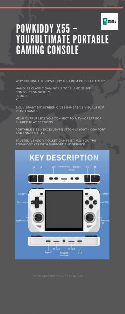 Powkiddy X55 – Your Ultimate Portable Gaming Console