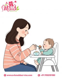 Hire Nanny in Mumbai – SVK Maid Service