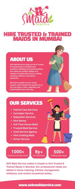 Hire Trusted & Trained Maids in Mumbai – SVK Maid