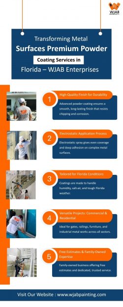 Transforming Metal Surfaces Premium Powder Coating Services in Florida – WJAB Enterprises