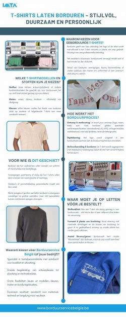 T-Shirt Laten Borduren Stijlvol , Duurzaam en Persoonlijk