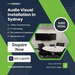What to Expect From Professional Audio Visual Installation in Sydney for Modern Businesses