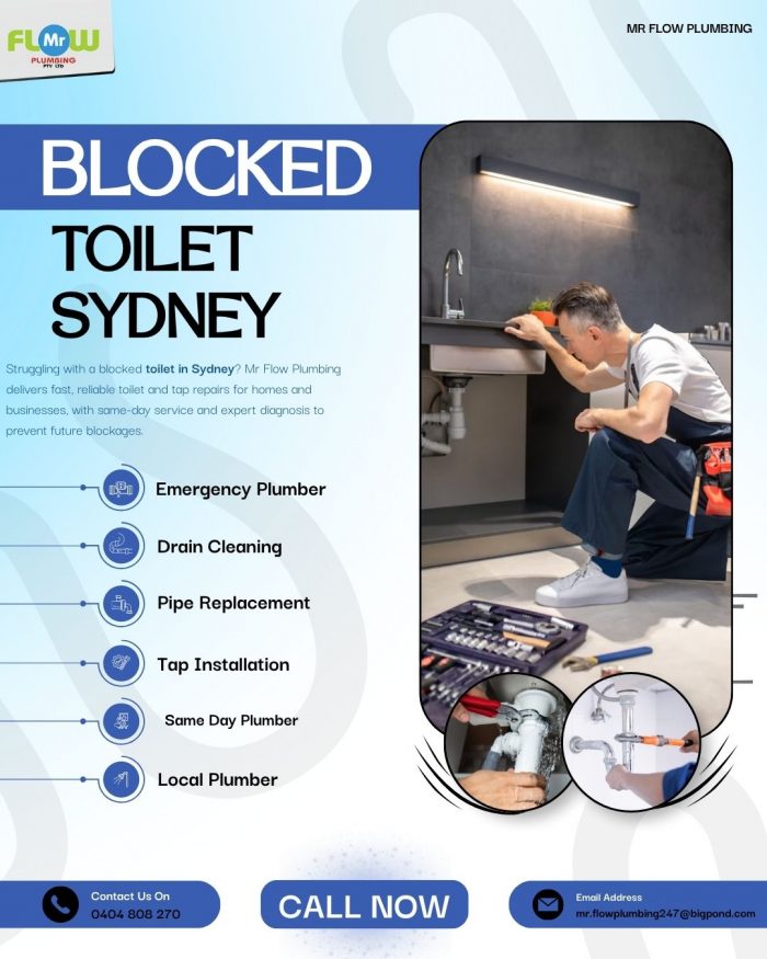 Blocked Toilet Sydney | Fast Toilet & Tap Repairs | Mr Flow Plumbing