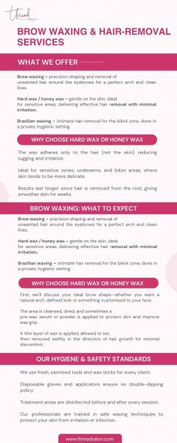 Brow Waxing & Hair-Removal Services