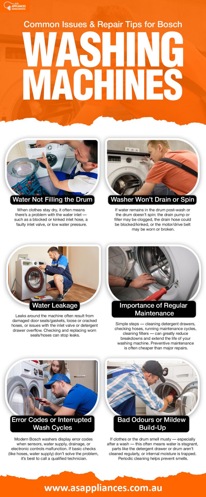 Common Issues & Repair Tips for Bosch Washing Machines