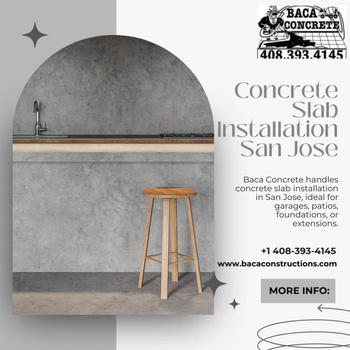 Concrete Slab Installation San Jose