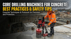 Core Drilling Machines for Concrete: Best Practices & Safety Tips