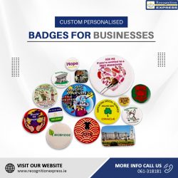 Custom Personalised Badges for Businesses