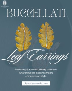 Elegant Buccellati Leaf Earrings For Fashion Lovers