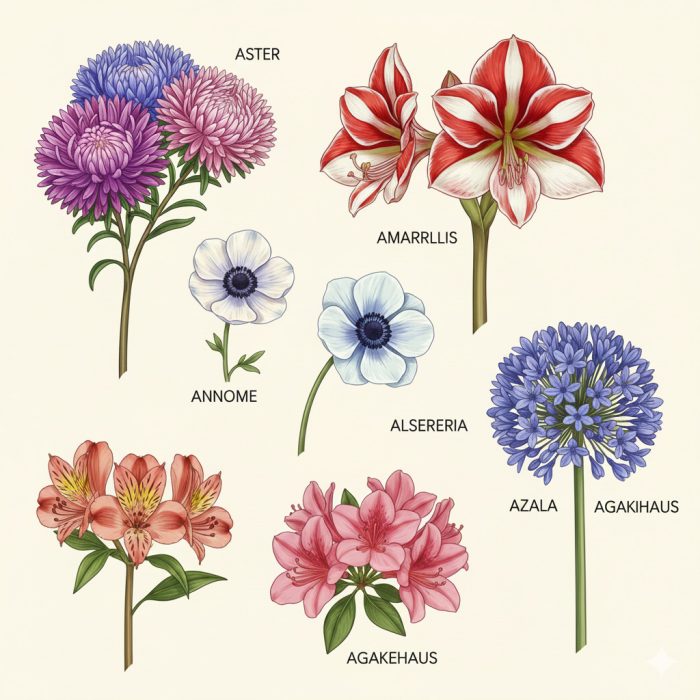 A to Z Beauty: English Flowers That Start With A