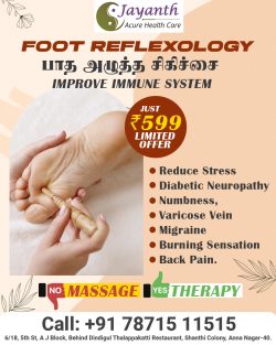 Foot Reflexology in Anna Nagar, Chennai | Foot Reflexology Near Me