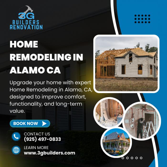 Experience Quality and Style with Home Remodeling in Alamo, CA