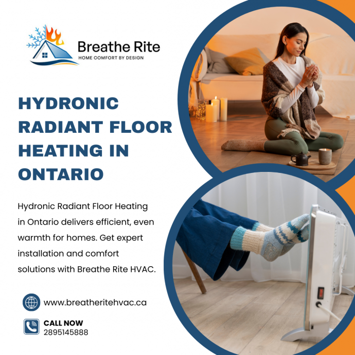 Hydronic Radiant Floor Heating Solutions in Ontario