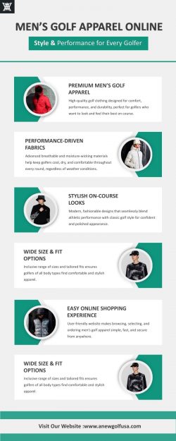 Mens golf apparel online style & performance for every golfer