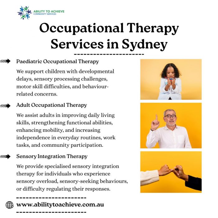 Occupational Therapy Services in Sydney for Children, Youth & Adults