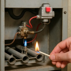 how to light a pilot light on a gas furnace