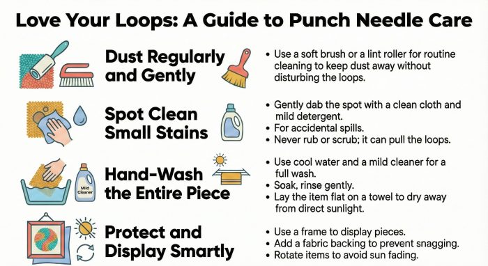 Love Your Loops Punch Needle Care