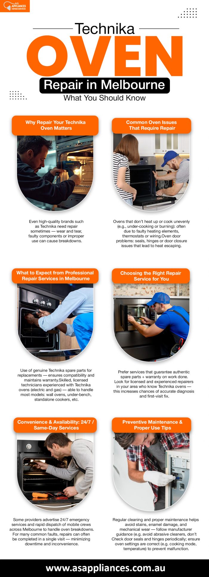 Technika Oven Repair in Melbourne — What You Should Know