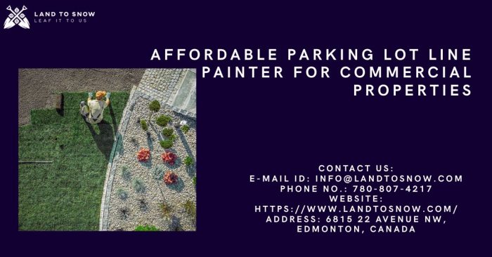 Affordable Parking Lot Line Painter for Commercial Properties