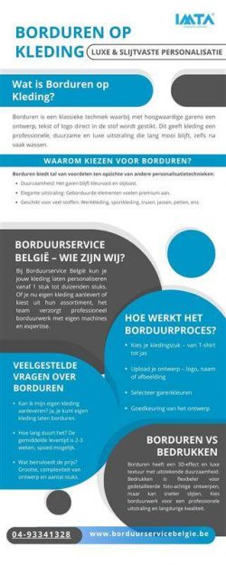 Borduren Op Kleding Luxe & Stijtvaste Personalisatie