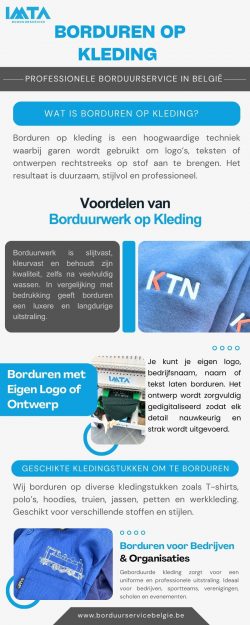 Borduren Op Kleding Professionel Borduurservice in Belgie